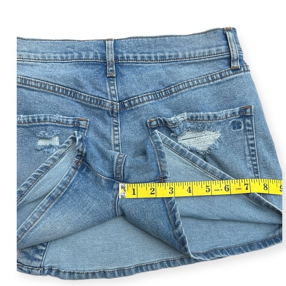 Jessica Simpson Elyse denim buttonfly skort - Picture 8 of 12